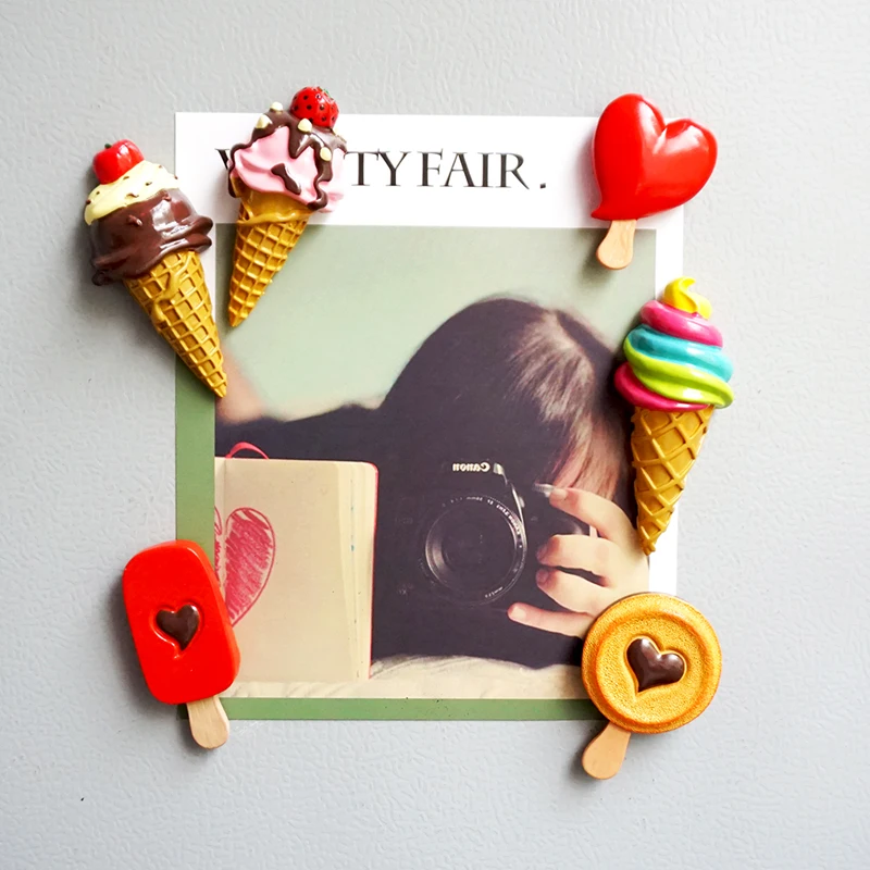 Креативная 3D Магнитная паста в рефрижераторе скандинавском стиле Ins милые