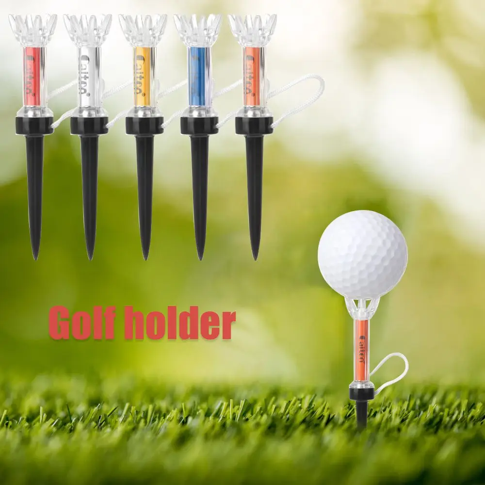 

5Pcs Outdoor 79mm/90mm Golf Tees Accessories Golf Ball Holder Magnetic Step Down Training Ball Tee Outdoor Golf Tees