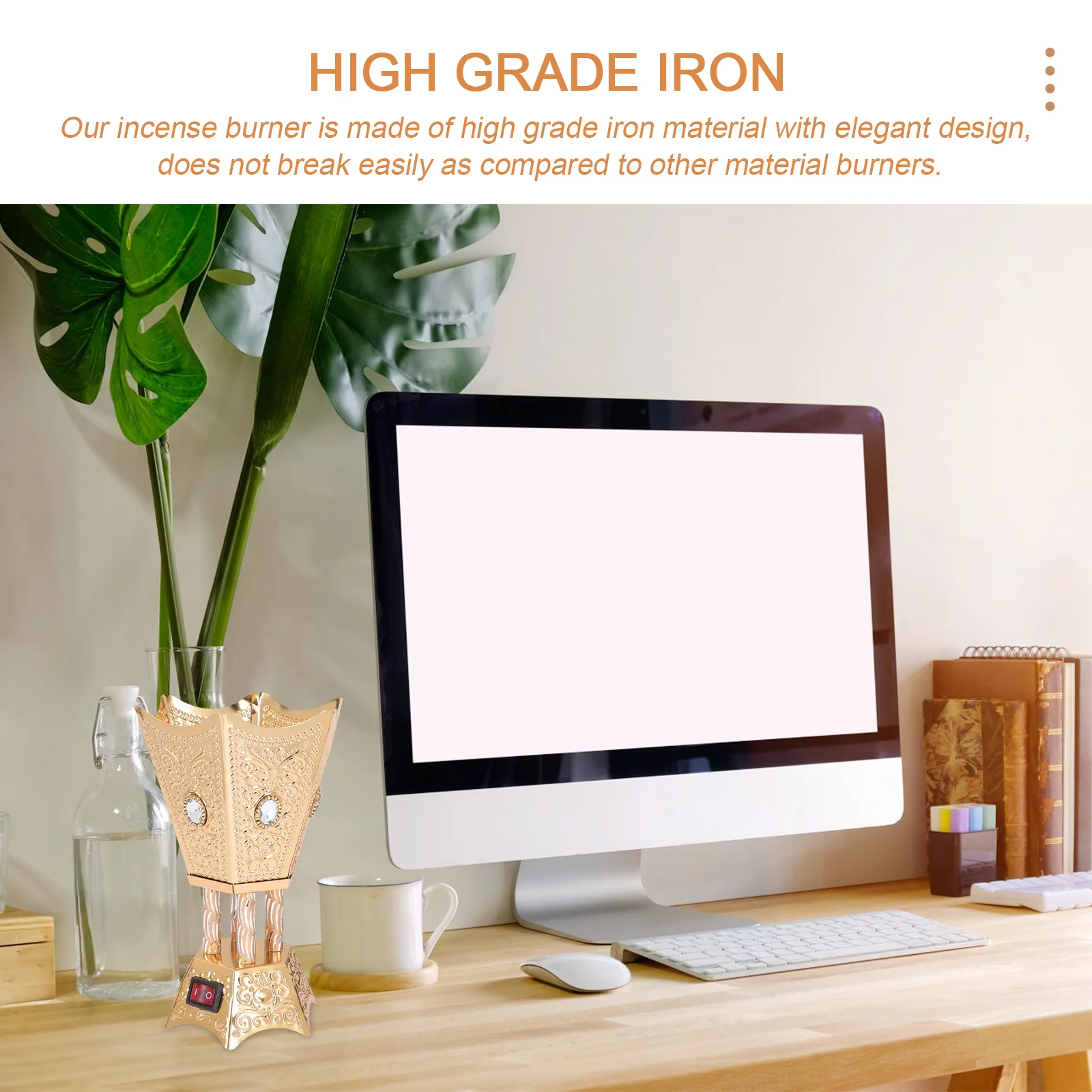 Бахур благовония арабская курильница электрическая железная горелка бытовой