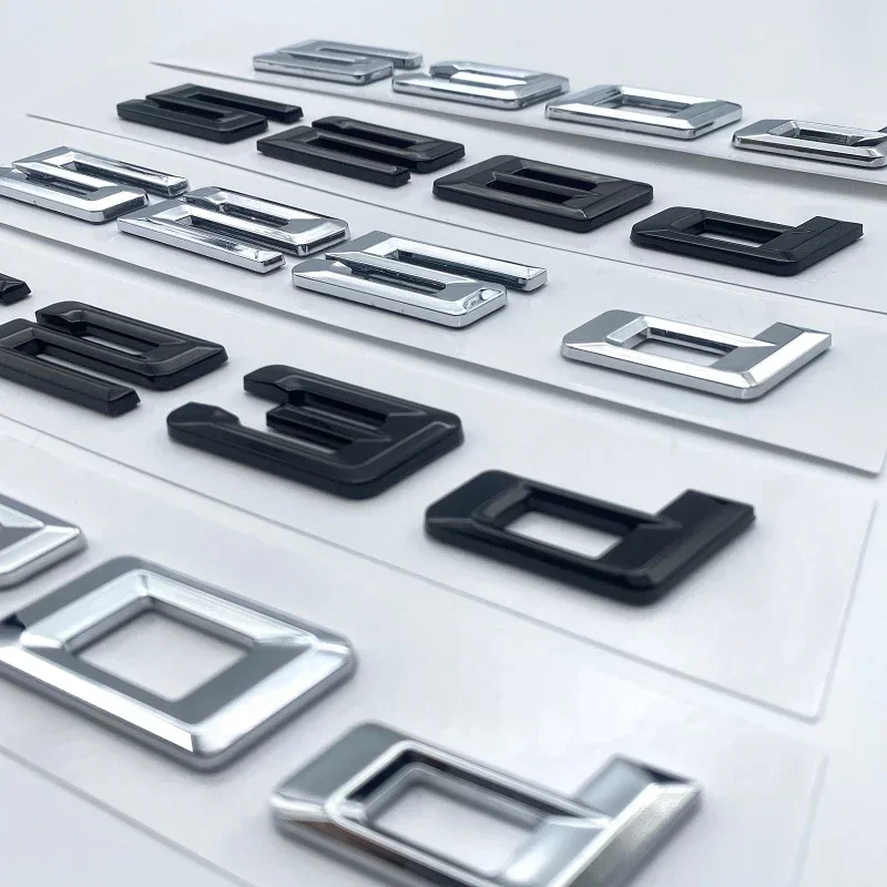 Новые буквы с цифрами шрифтов 520d 523d 525d 530d 535d 540d искусственные для BMW 5 серия E39 E60 E61