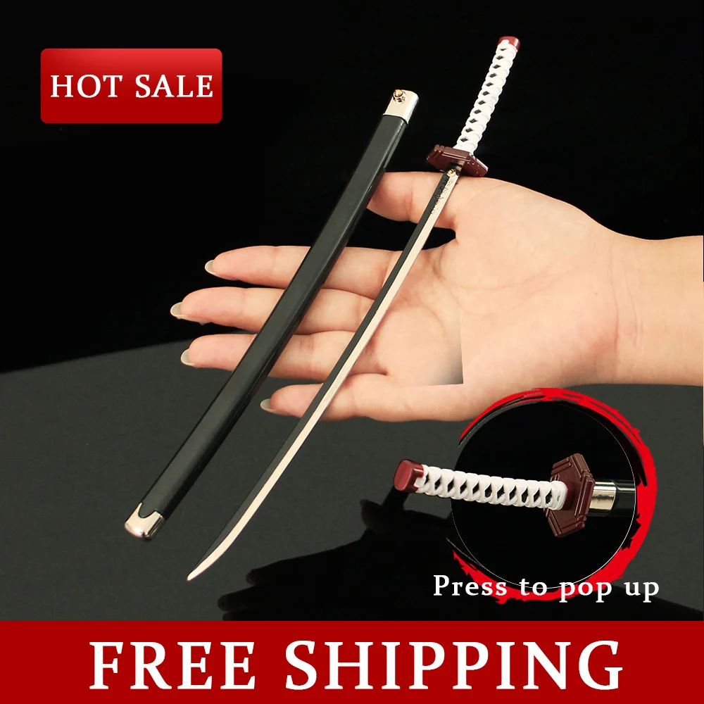26 см Catapult Sword Металлическая модель Demon Salyer Tomioka Giyuu Фигурка Оружие Tsuyuri Kanao Katana Kanroji
