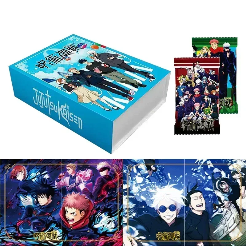 Новые металлические открытки для игры в джутсу касин Itadori Yuji Satoru Gojo Fushiguro Megumi