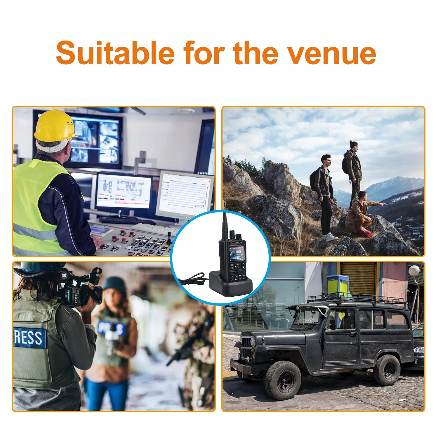 UV Full Band Walkie Talkie Outdoor Exploration and Rescue Handheld Radio GPS Bluetooth Aviation Frequency Automatic Frequency