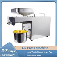 oil press machine intelligent temperature controlled stainless steel oil press machine oil extractor for cold hot squeeze