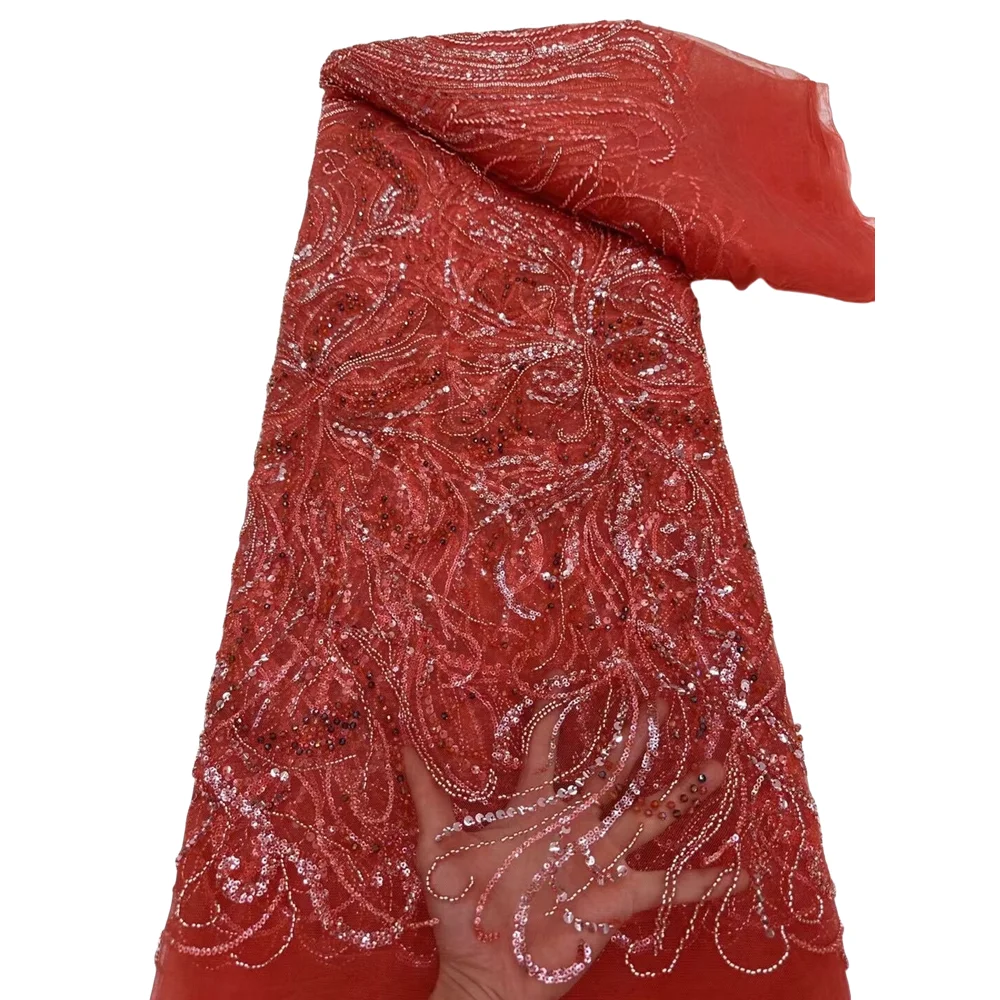 Кружевная ткань ulle с блестками французская вышивка Свадебная вечеринка платье