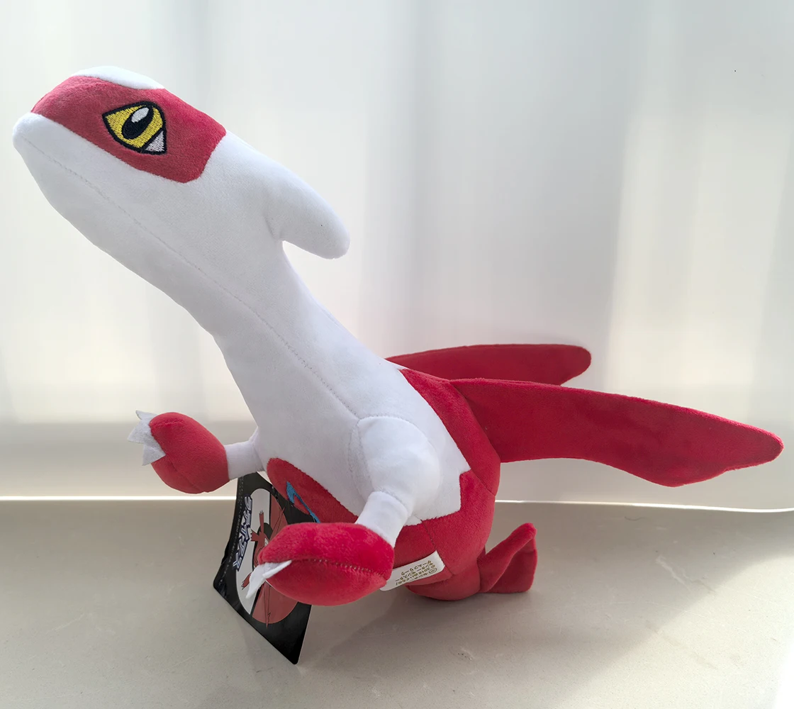 Pokemon LEGENDS Red Latias 12-дюймовая плюшевая игрушка Switch Game Sword Shield мягкая кукла с