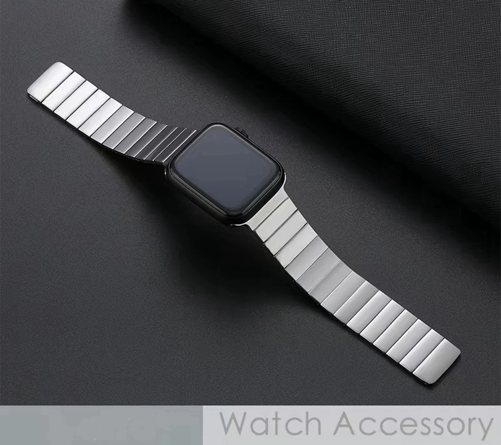 Factory's New Applicable Apple Watch Iwatch8-1 Ultra Series Stainless Steel Metal Strap Magnetic Wrist Band enlarge