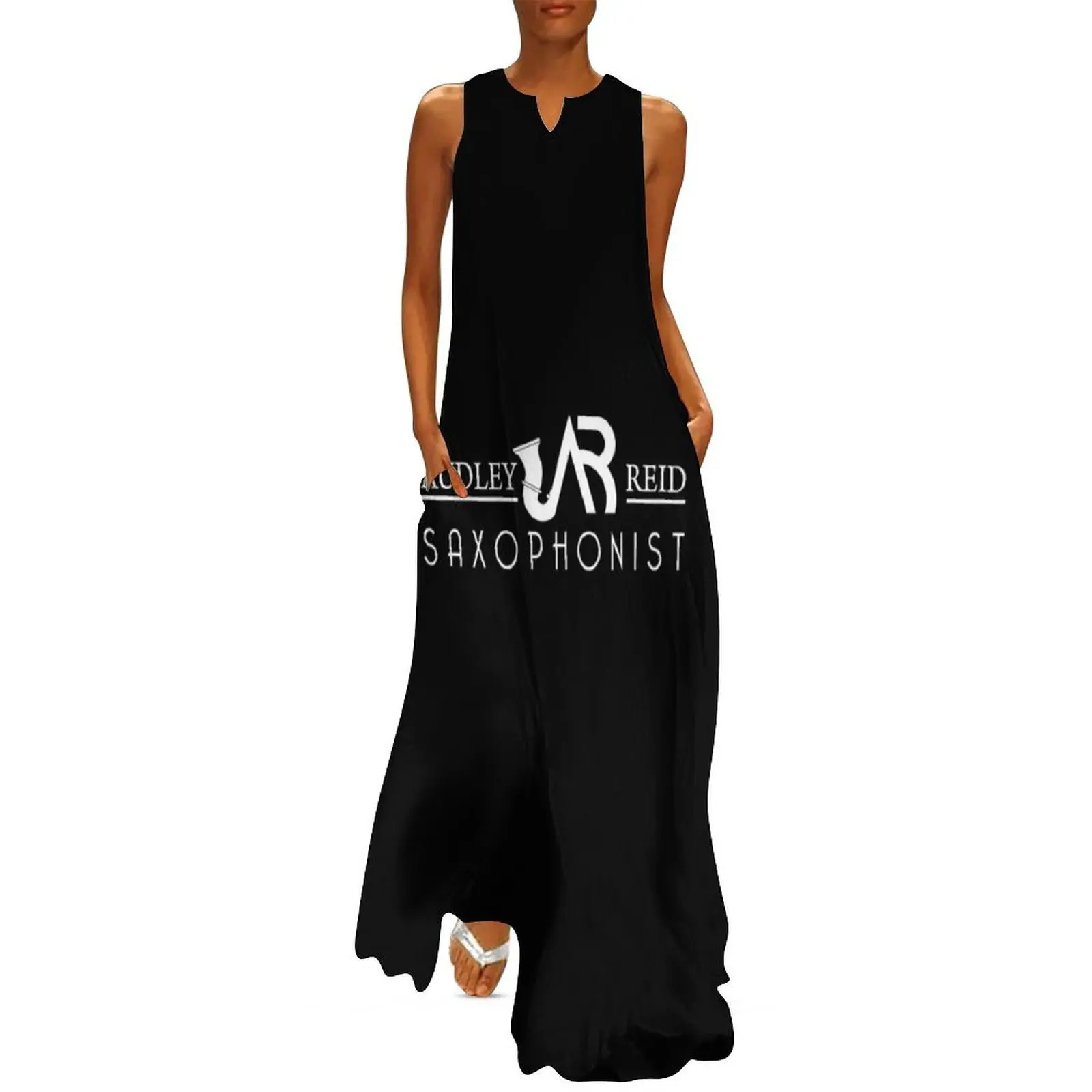 Audley Reid Saxophonist: длинное платье Black Series роскошные вечерние платья модные женские 2025