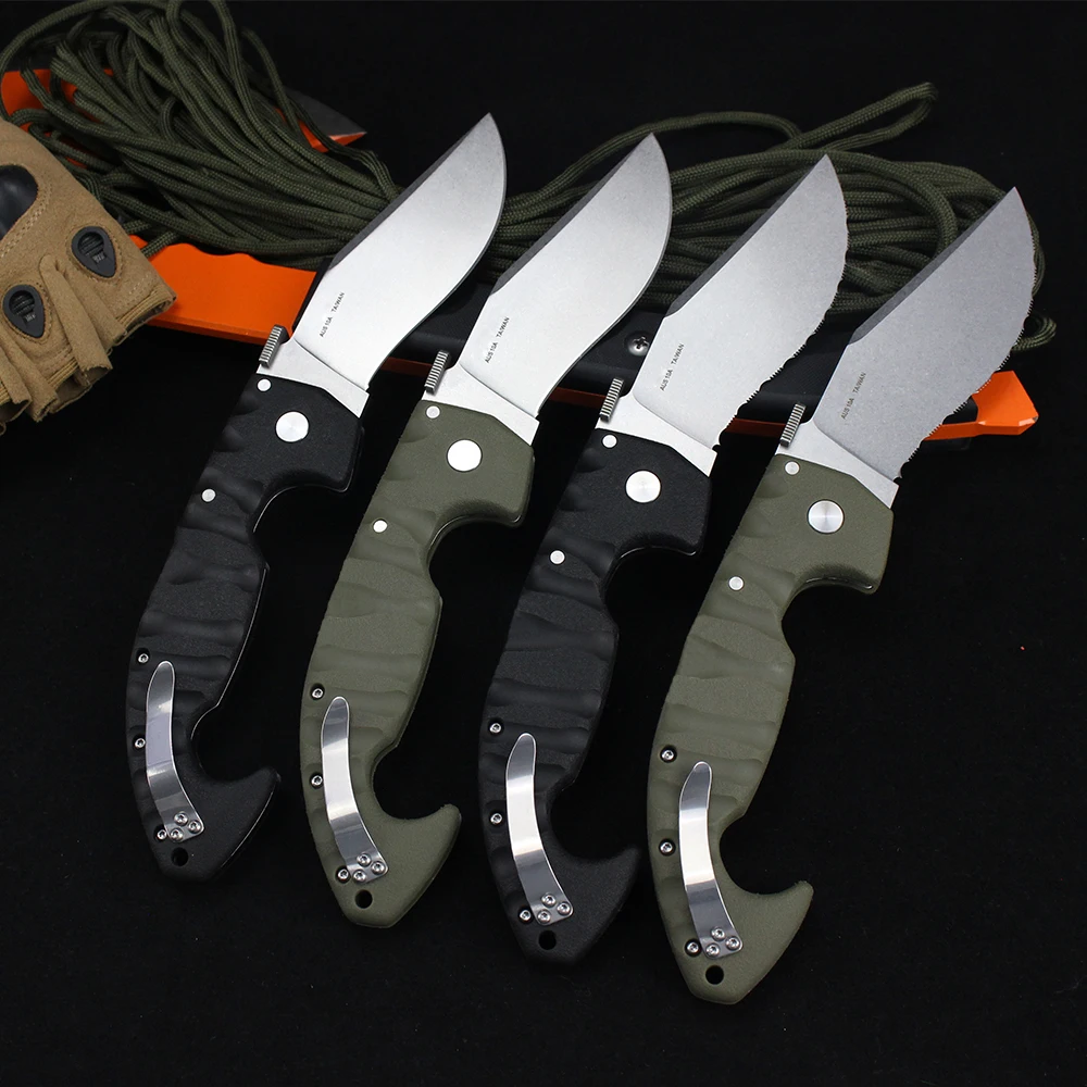 Холодный складной тактический нож AUS10A Steel Spartan Многоцелевые боевые охотничьи