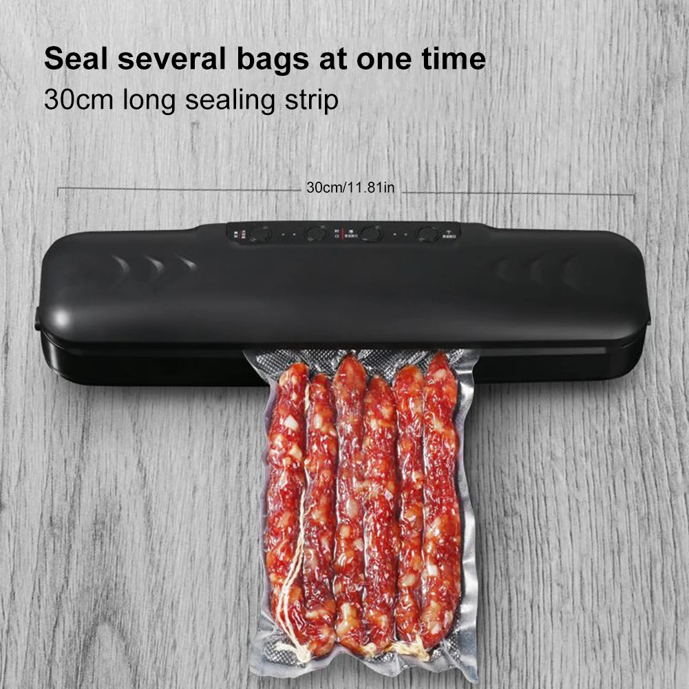 

Electric Food Vacuum Sealer Automatic Food Bags Sealer Moist & Dry Food Sealing Machine With 10 Food Saver Bags Kitchen Supplies