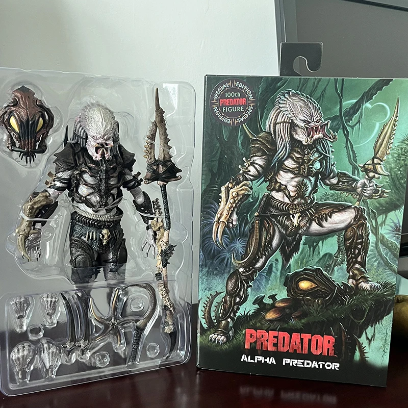 NECA Alien VS Predator Alpha Hunter Serie Фигурка Luxry Edition Коллекционная модель игрушки украшение