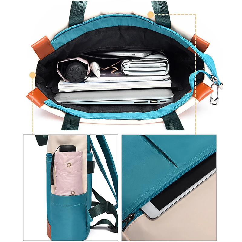 oxford waterproof womens stylish backpack large capacity shoulder bag teenagers female university backpacks black bags for lady free global shipping