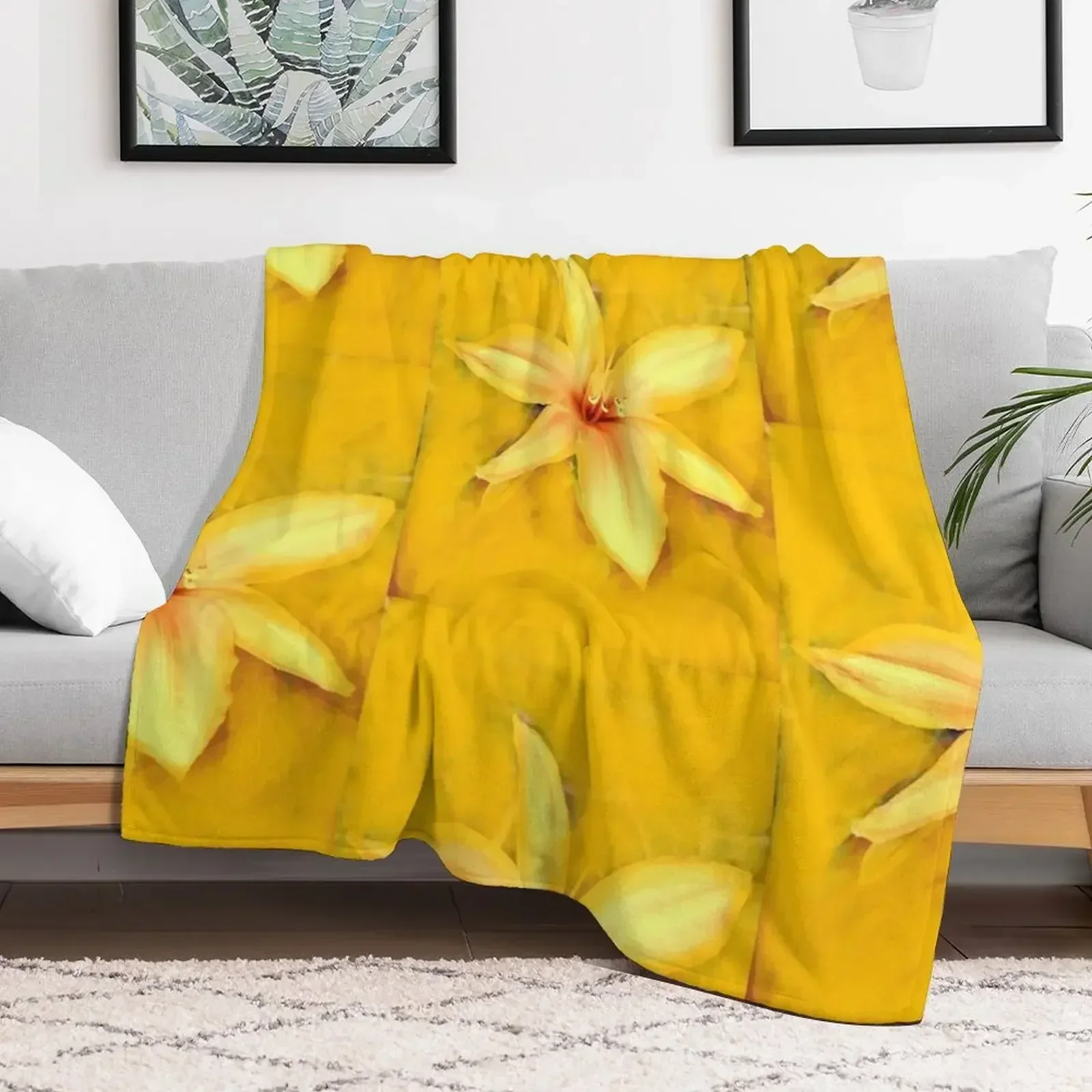 Звездный желтый Lilly плед одеяло диван спальный мешок зимние кровати одеяла