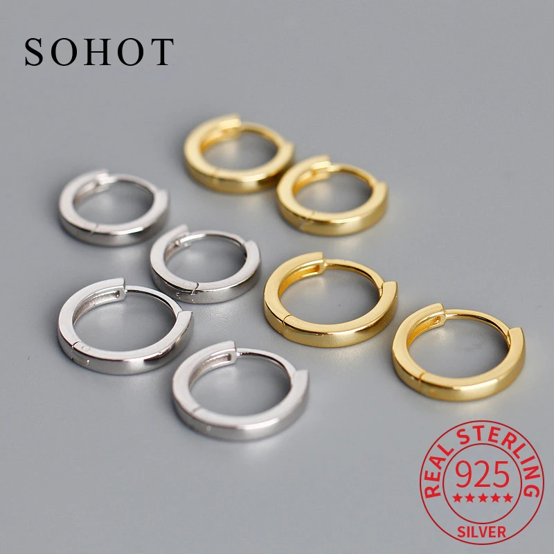 

Серьги-кольца женские круглые из серебра 925 пробы