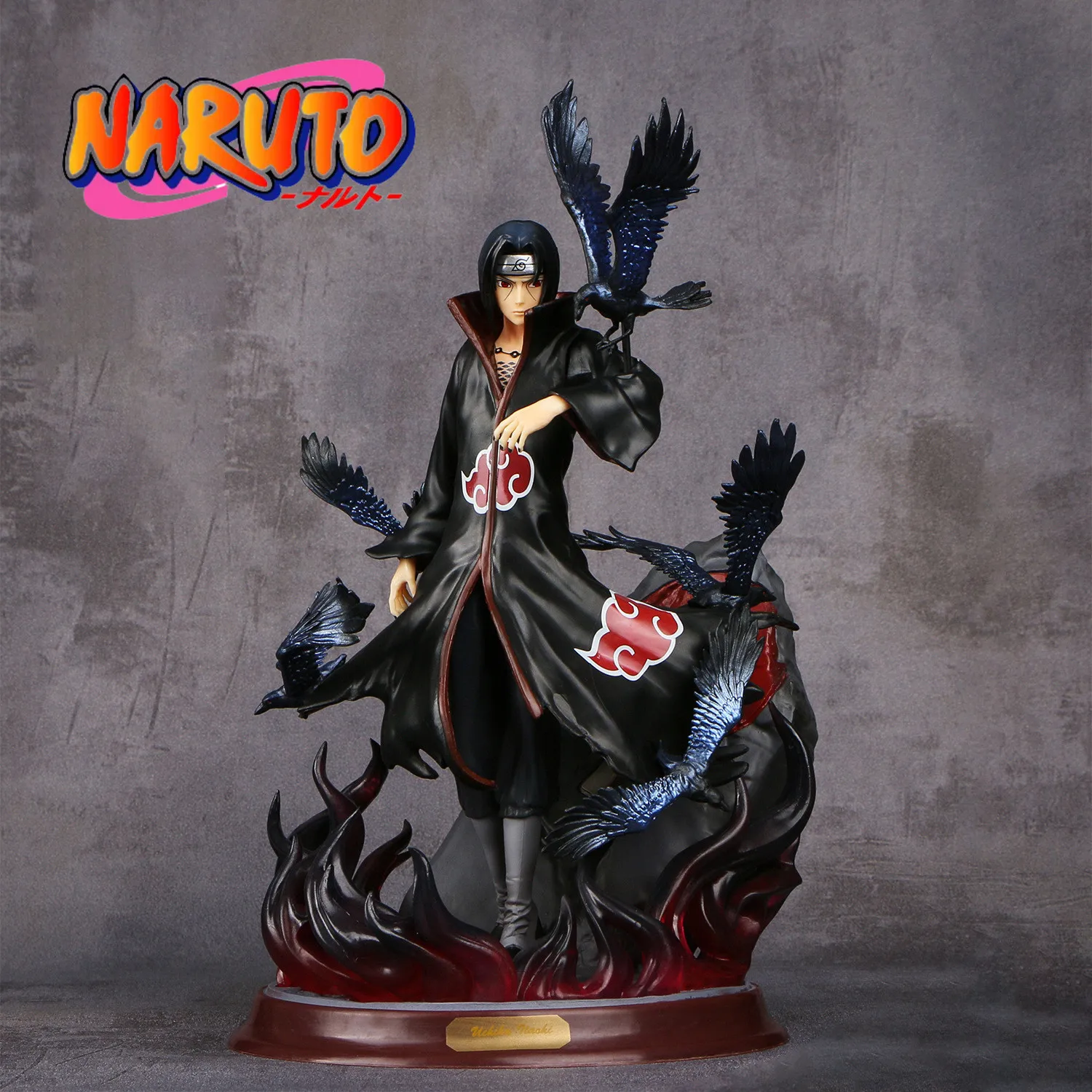 

Naruto Xiao Organization Uchiha Itachi Crow Statue Hall Of Fame GK Model Figure Ornament Collection Decoration Christmas Gifts