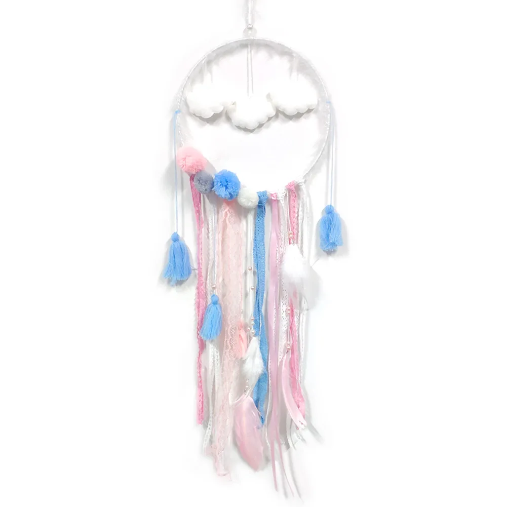 

Украшение для дома Ловец снов облако материал посылка ручной работы подарок Ins ветер праздник колокольчик Подвеска для дома настенное укра...