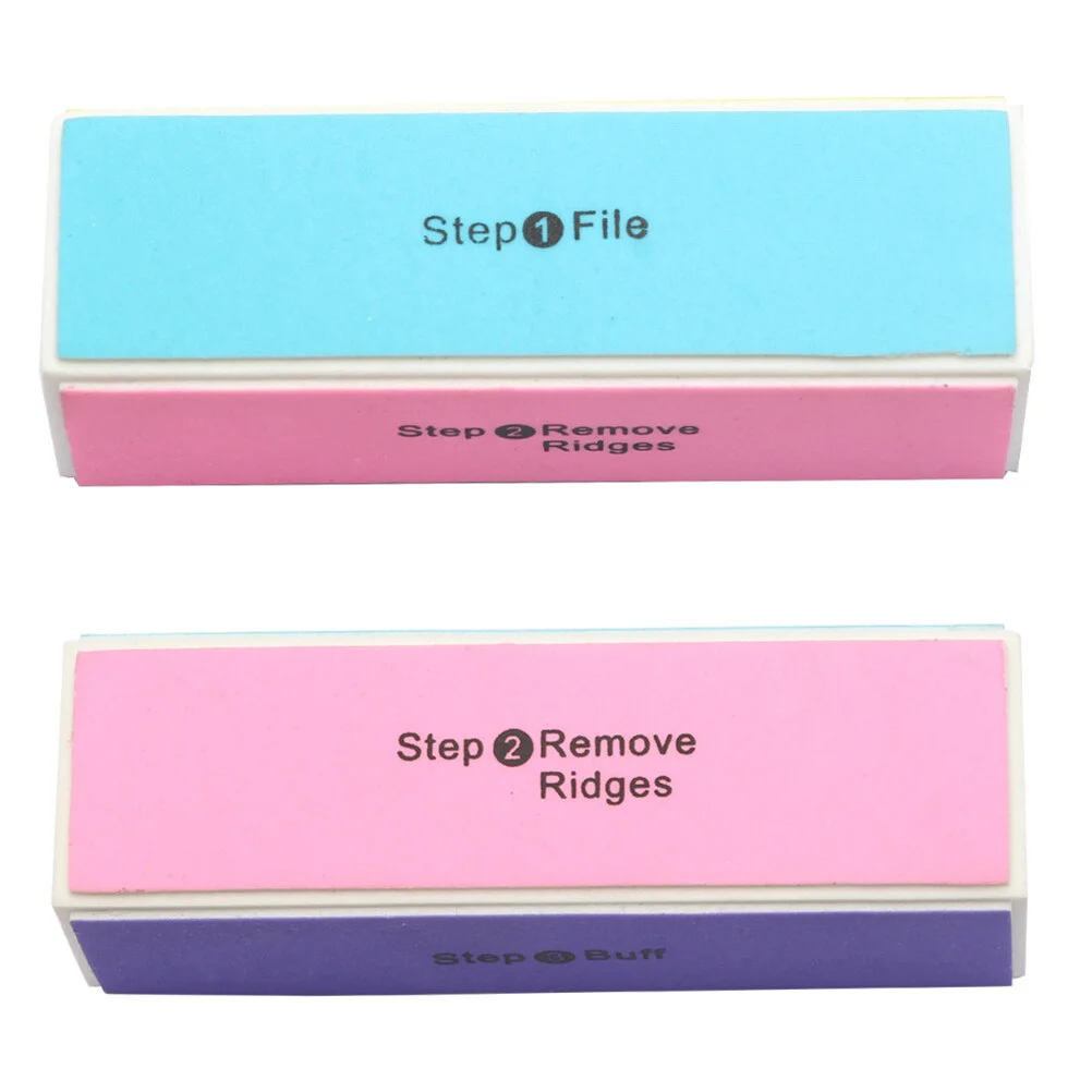 

3Pcs Manicure Files Nail Polishing Blocks Creative Nail Rasps DIY Nail Tools （Random Color）