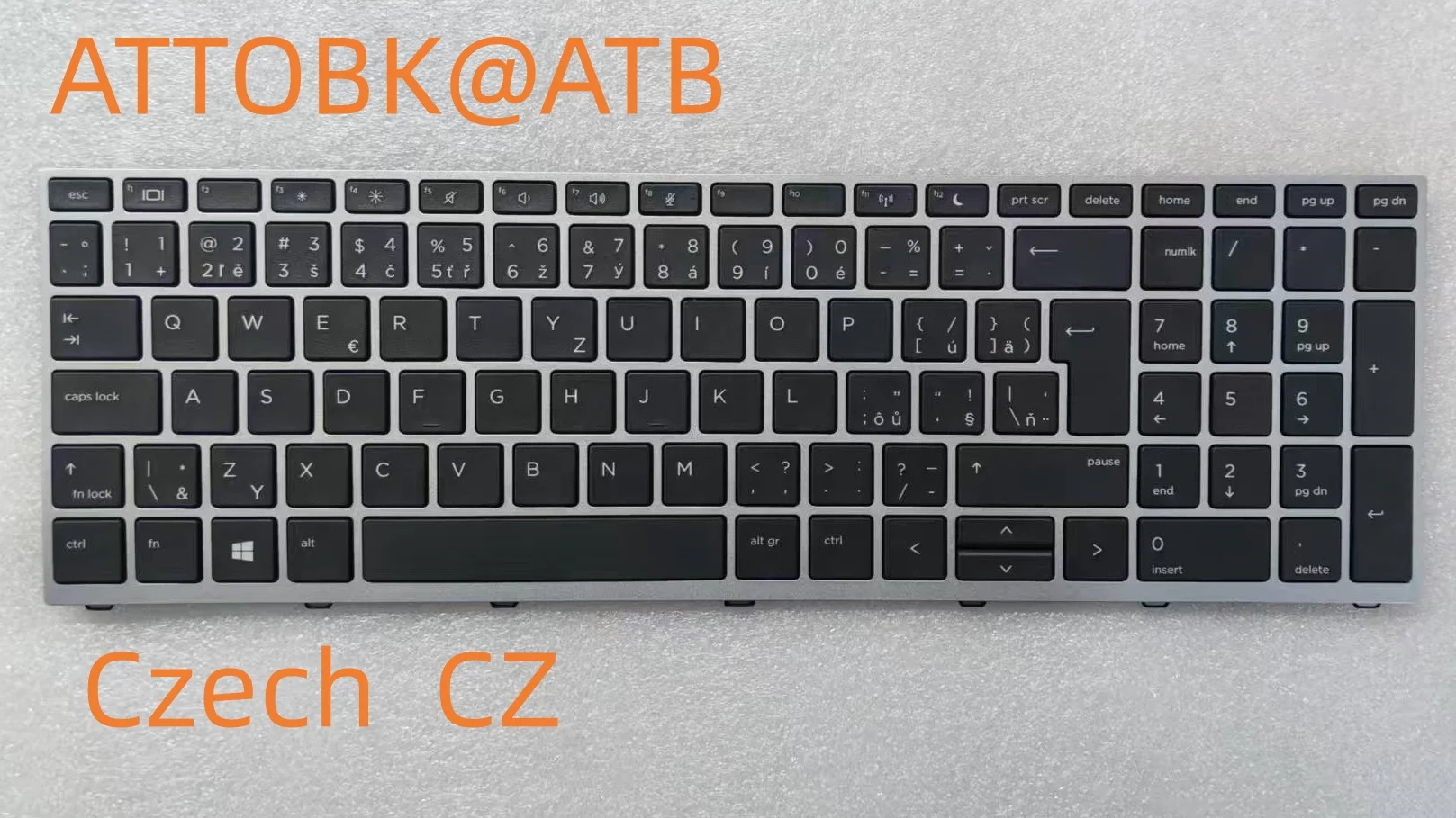 Фото Оригинальная клавиатура для ноутбуков HP ProBook 450G5/455G5/470G5/L00739-001/L09593-001/L01027-001 (версии US/RU/CF/IT/SP/LA/CZ/BE/CZ/UK) №4