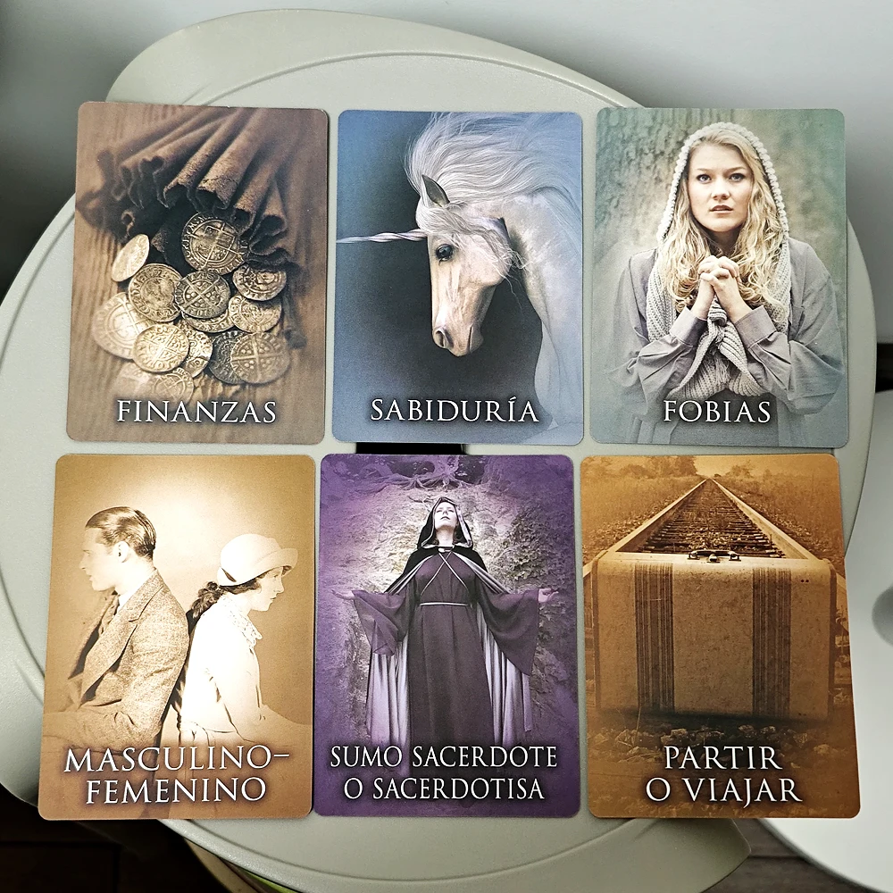 Колода Past Life Oracle 44 шт. Карты 10 4*7 3 см испанское языковое издание