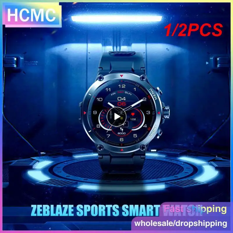 

1/2PCS [The New 2022] Stratos 2 GPS Smart Watch AMOLED Display 24h Health Monitor 5 ATM Long Battery Life Smartwatch for