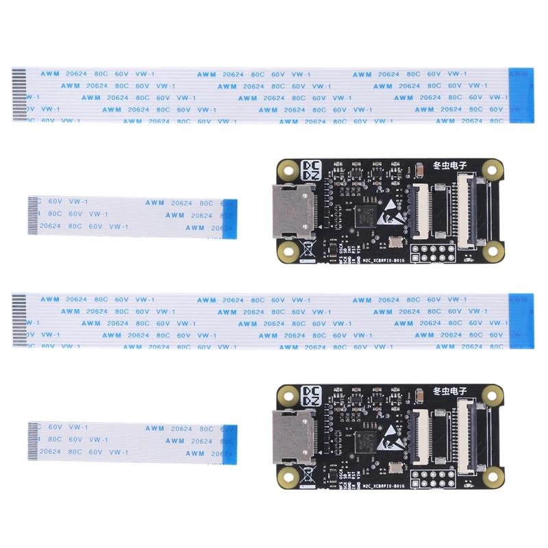 

2X Upgraded Version For Raspberry Pi HDMI Adapter Board HDMI Interface To CSI-2 TC358743XBG For 4B 3B 3B+ ZERO G11-011