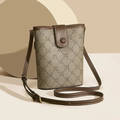 FOXER Женская сумка для мобильного телефона в стиле ретро, женская сумка через плечо из ПВХ, простая сумка на плечо, маленькая сумка для телефона, кошелек