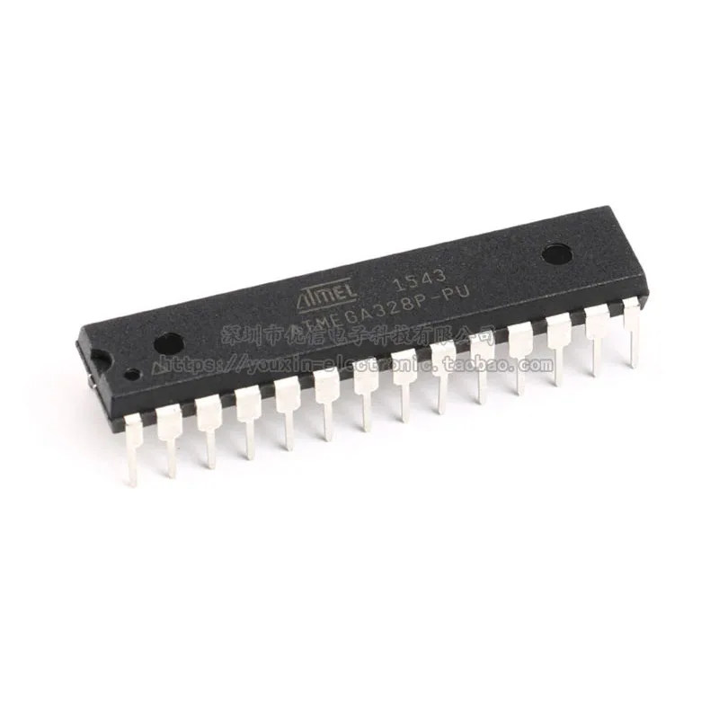 

Original direct plug ATMEGA328P-PU 8-bit microcontroller AVR 32K flash memory DIP-28
