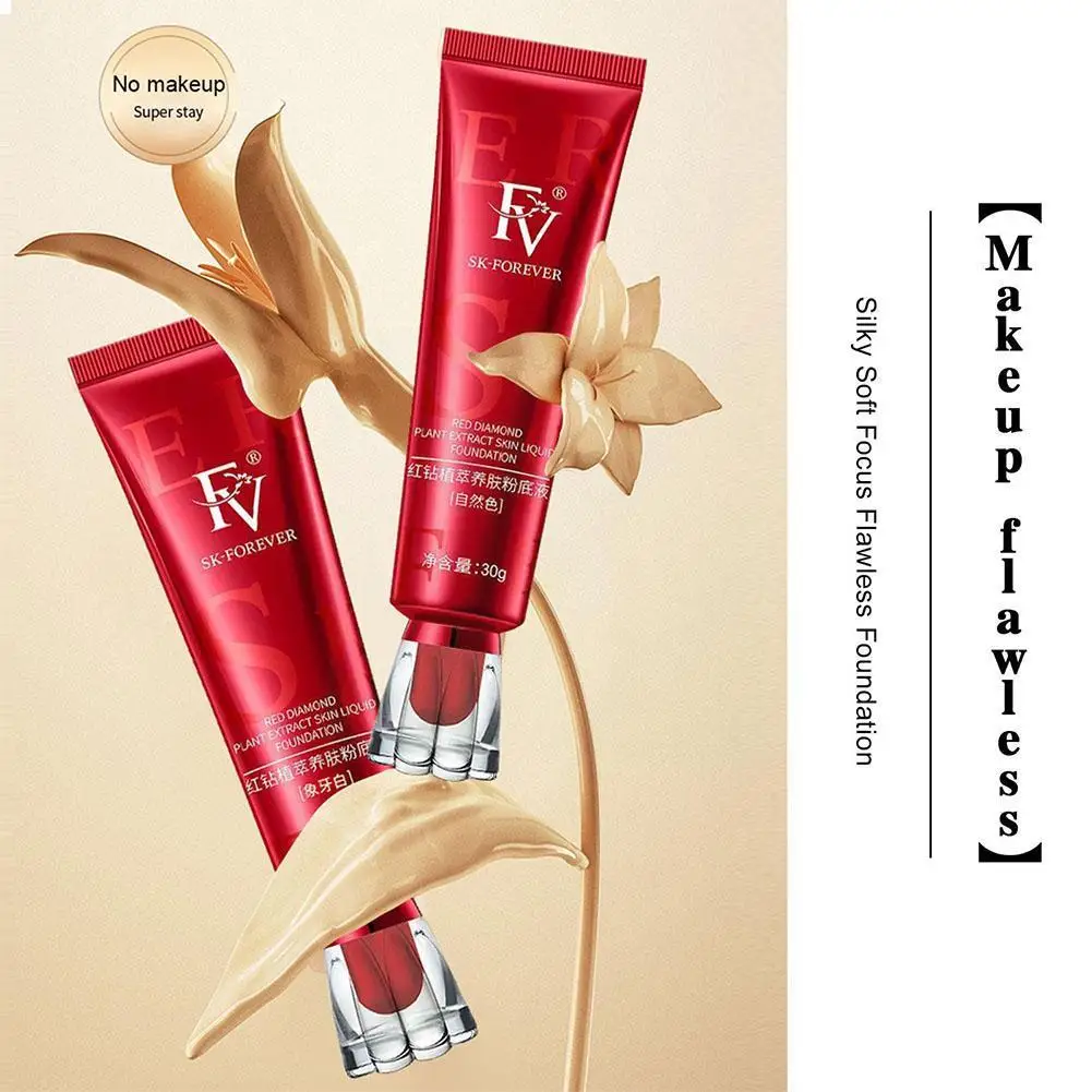 

FV Original Ginseng Bird's Nest Polypeptide Skin Nourishing Makeup Concealer Foundation Long-lasting Cosmetics Cream Liquid F9N2