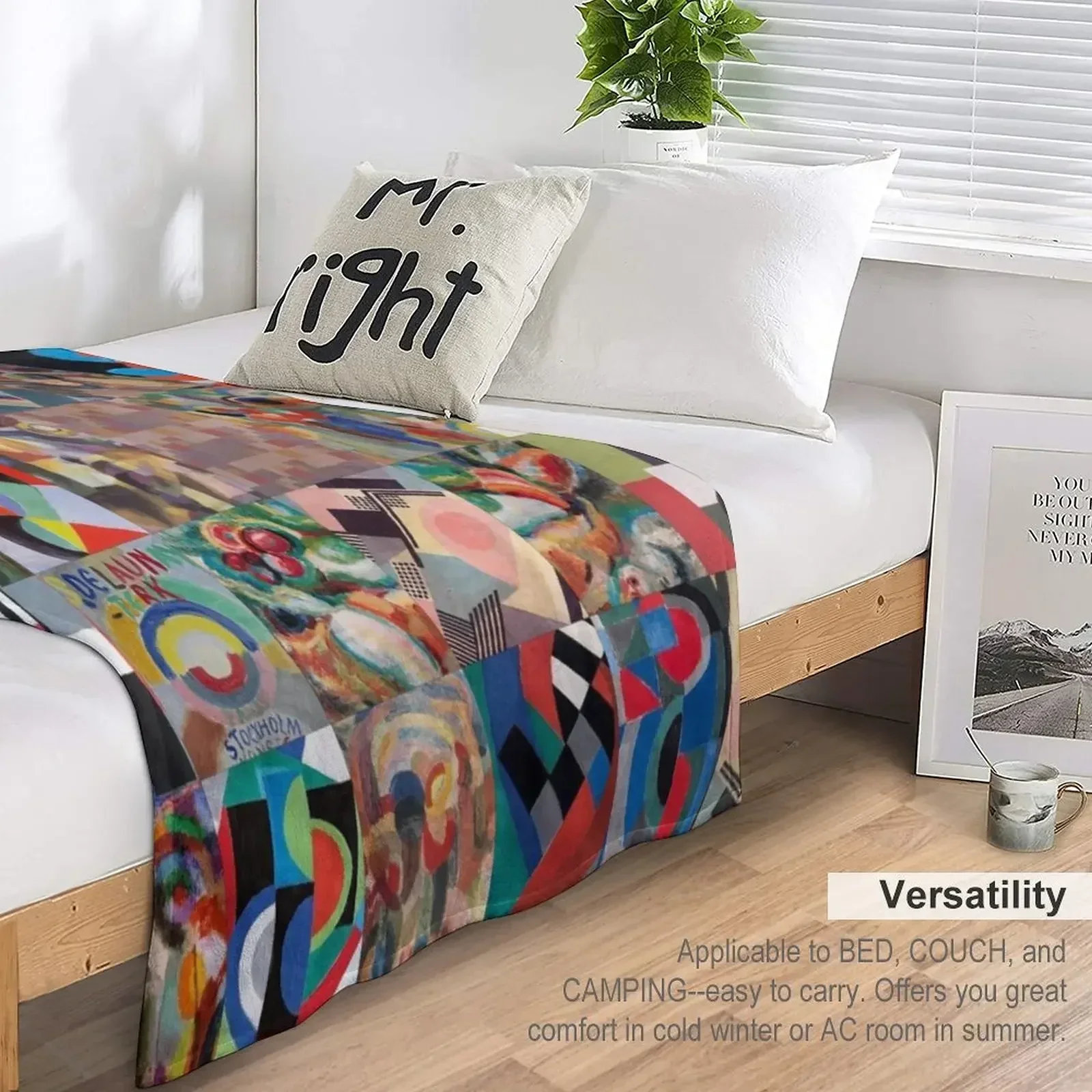 Одеяло Sonia Delaunay рождественское украшение очень большое одеяло для кемпинга