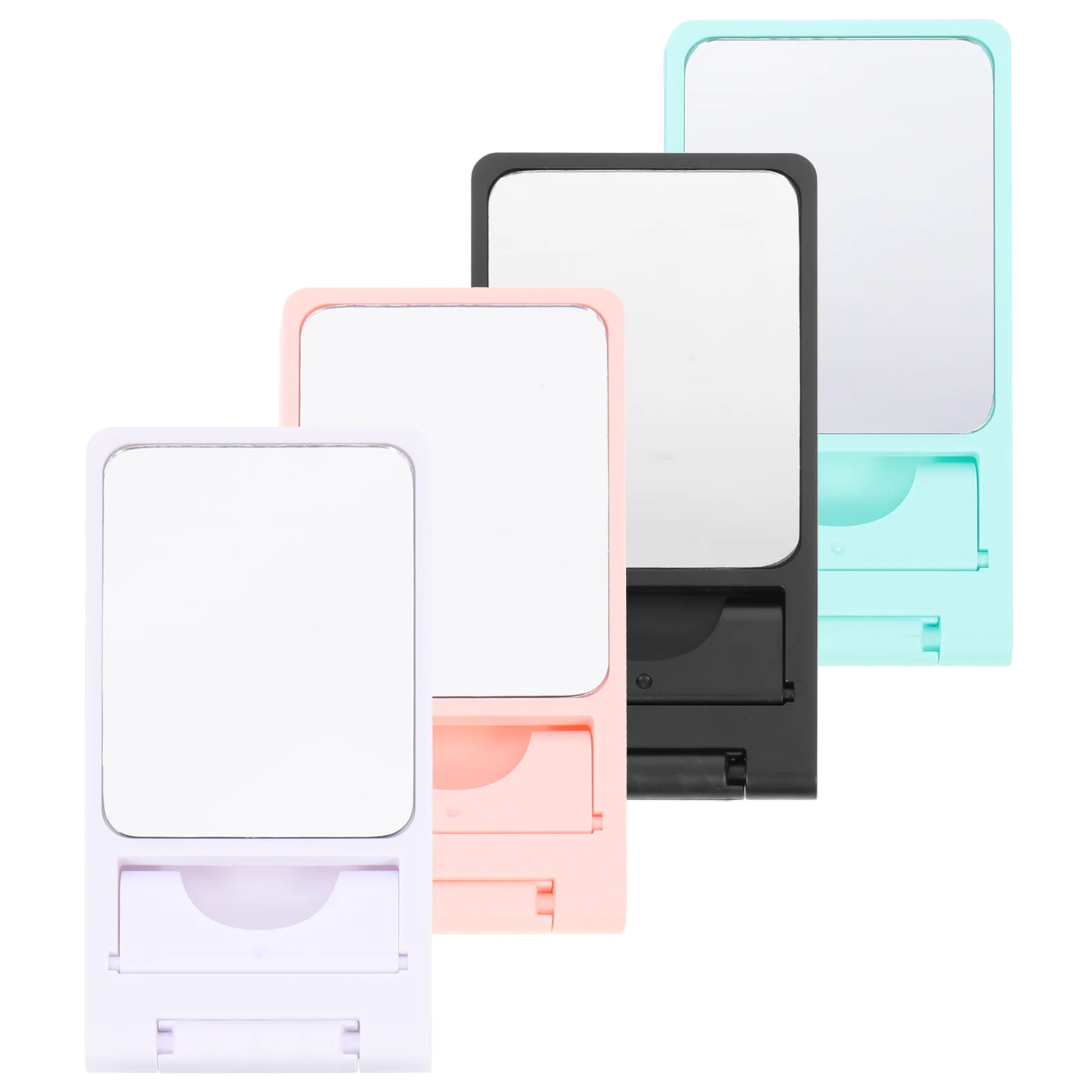 

Stand Holder Desk Folding Desktop Bracket Cell Mirrormobile Rack Tablet Cardadjustable Telephone Name Vanity Cellphone Display