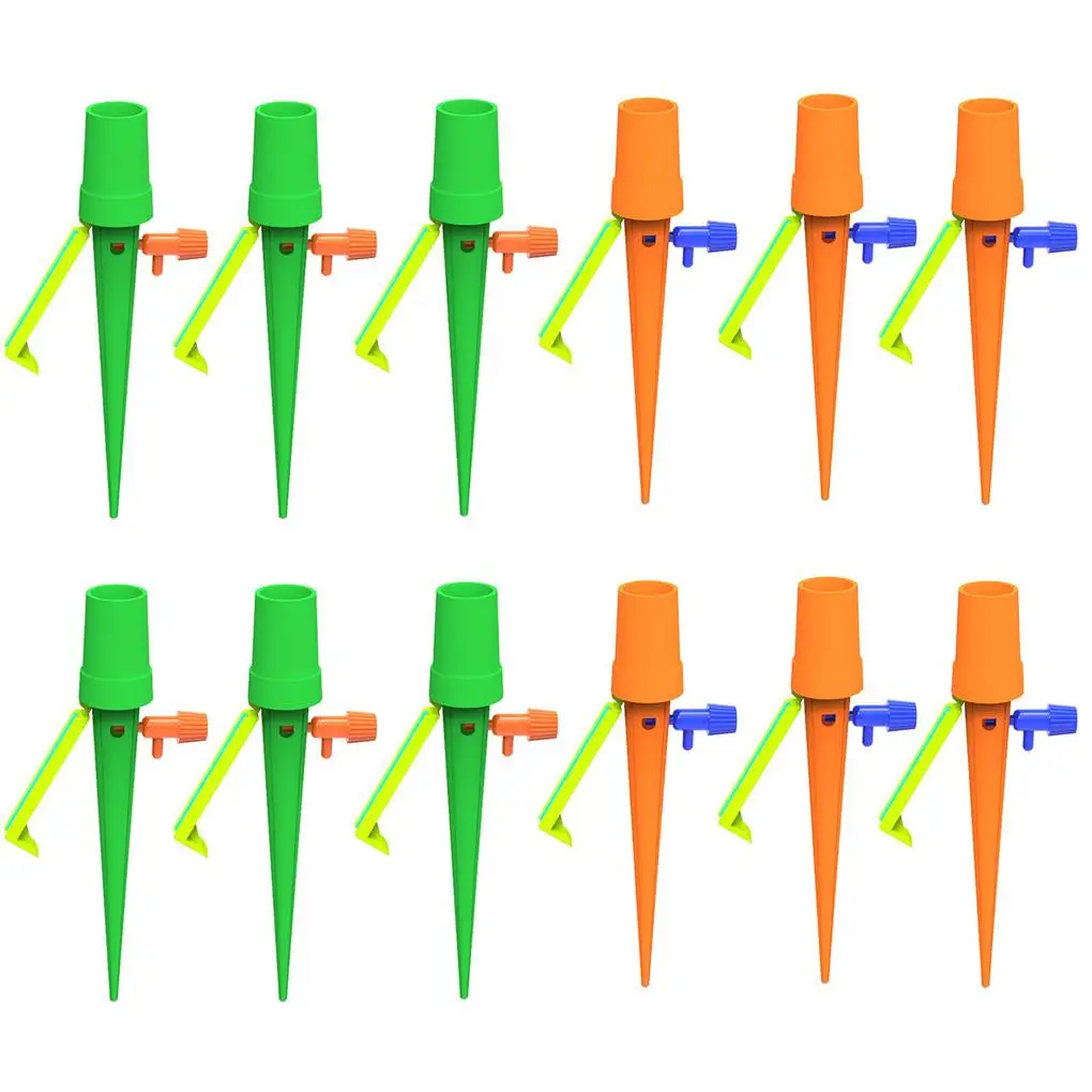 

4~12pcs Automatic Watering Device Automatic Watering Spikes Home Garden Flower Pot Self-watering Irrigation System Slow Release