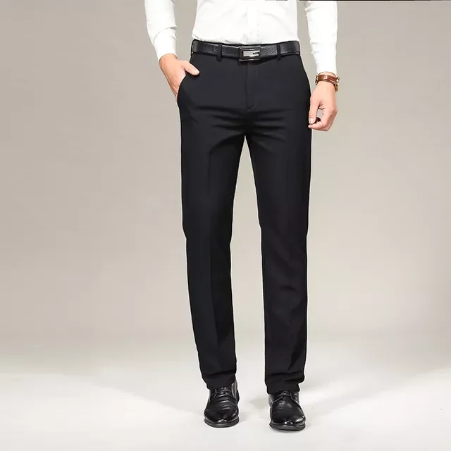 Мужские прямые деловые брюки Классические мужские больших размеров 40 42