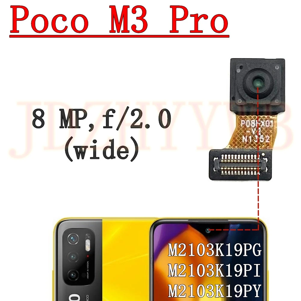 Задняя камера для Xiaomi Poco M6 Pro M6Pro M5 M5s M4 M4Pro M3 M3Pro Большая задняя основная широкая