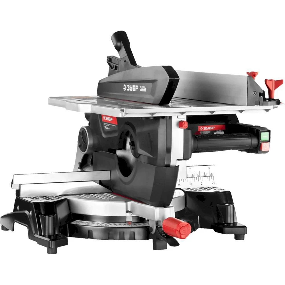 Комбинированная торцовочная пила ЗУБР Ø 305 ЗПТК-305-1900 | Инструменты