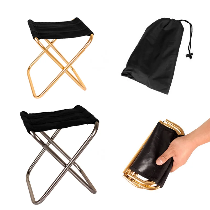 

Folding Fishing Chair Lightweight Picnic Camping Chair Foldable Aluminium Cloth Outdoor Portable Easy To Carry Outdoor Furniture