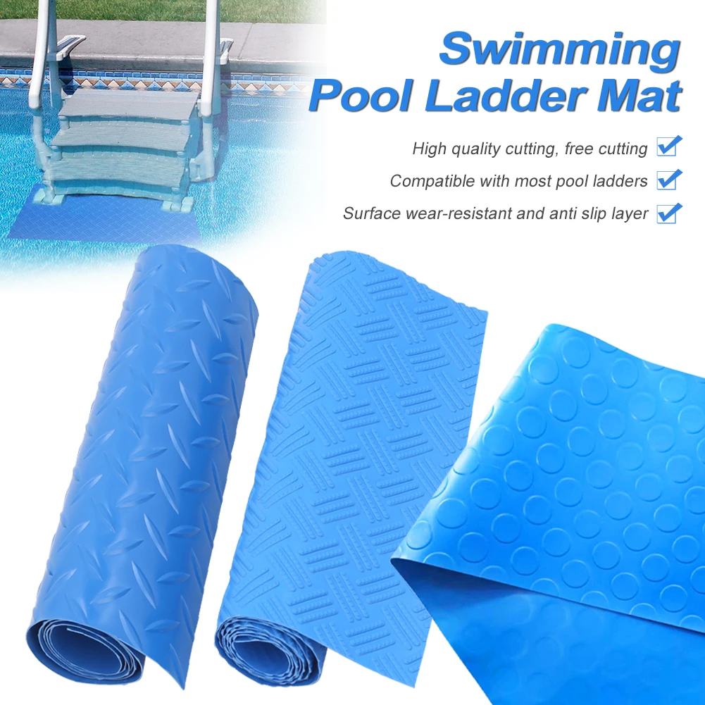 

Коврик для лестницы для бассейна 90x23 см 90x40 см, нескользящий защитный коврик для ступенек, коврик для лестницы над землей из ПВХ, водонепроницаемый коврик для ступенек