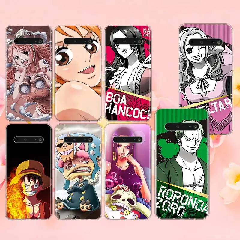 

Nami Zoro One Piece For LG K92 K22 K71 K61 K51S K41S K50S Q60 V60 V50S V50 V40 V30 G8 X G8S ThinQ Transparent Phone Case