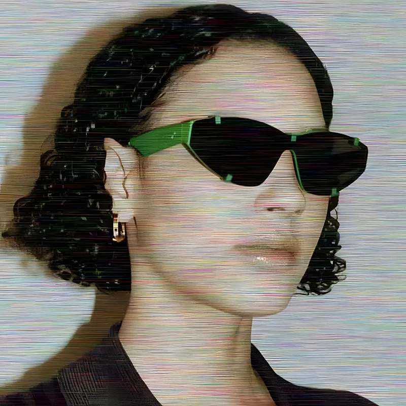 Модные солнцезащитные очки без оправы в стиле ins для выступлений и сцены модные