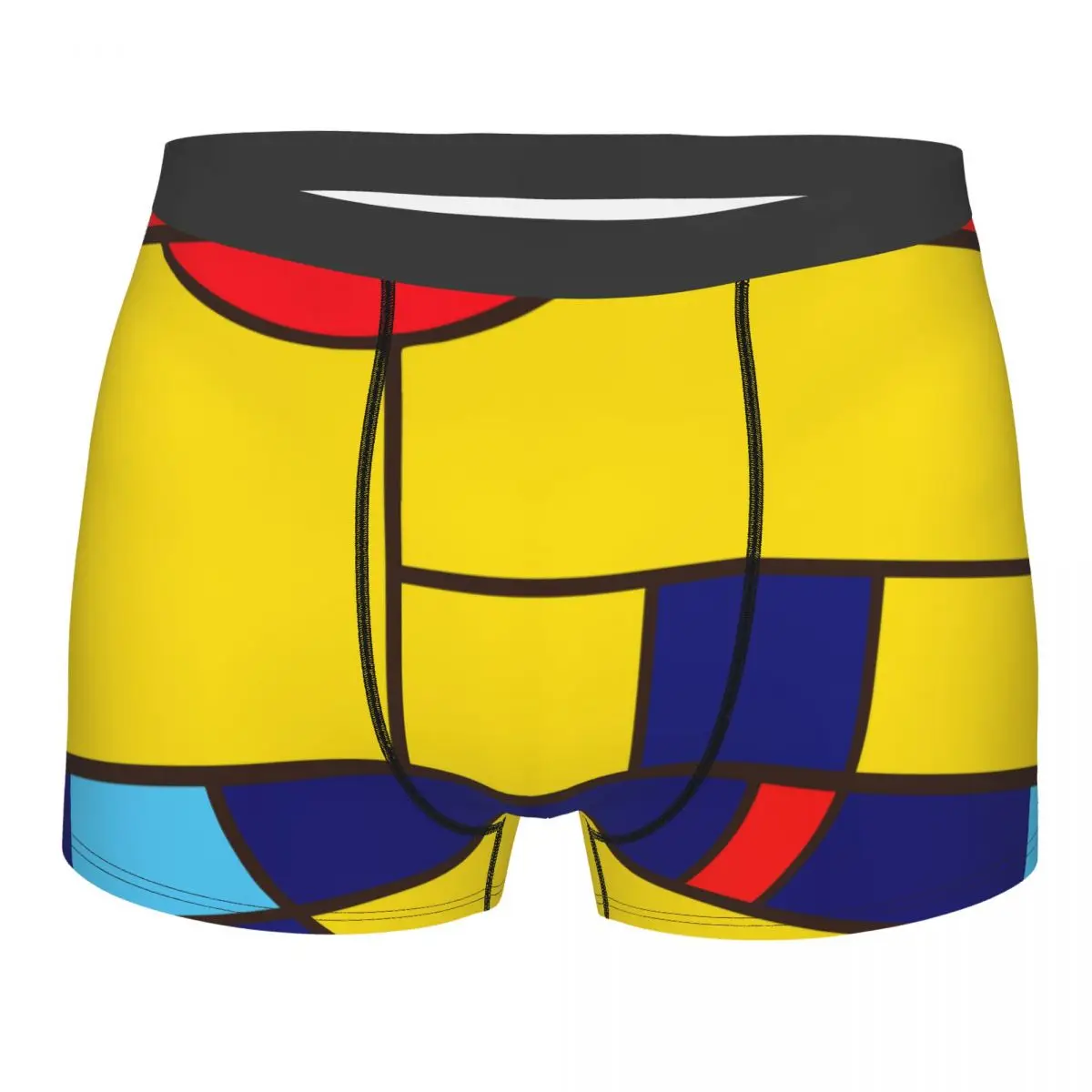 

Современное минималистичное геометрическое Мужское нижнее белье, минималистичные боксеры, женские мягкие трусы с забавными рисунками для мужчин