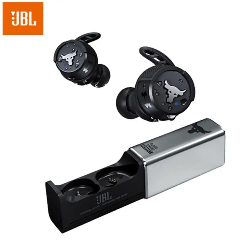 

JBL Под Armour Project Rock настоящие беспроводные наушники сенсорное управление наушники IPX7 водонепроницаемые басы стерео Спортивная гарнитура с м...