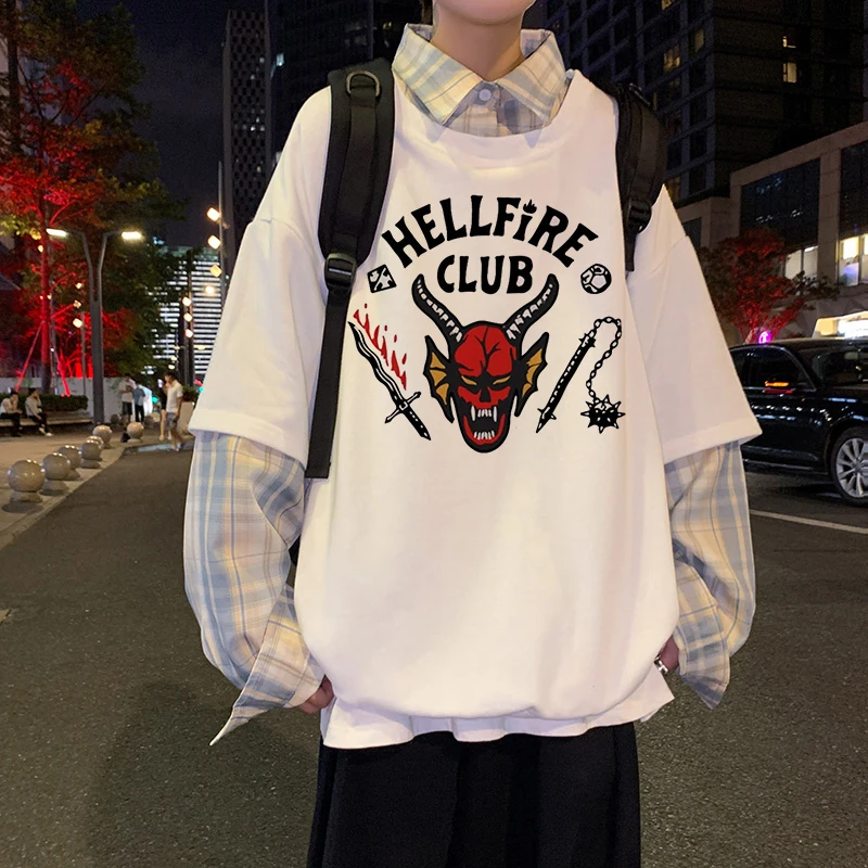 

Толстовка с капюшоном Hellfire Club «очень странные дела», сезон 4, Женская Эстетическая графическая куртка, пальто, одежда, зимняя Толстовка