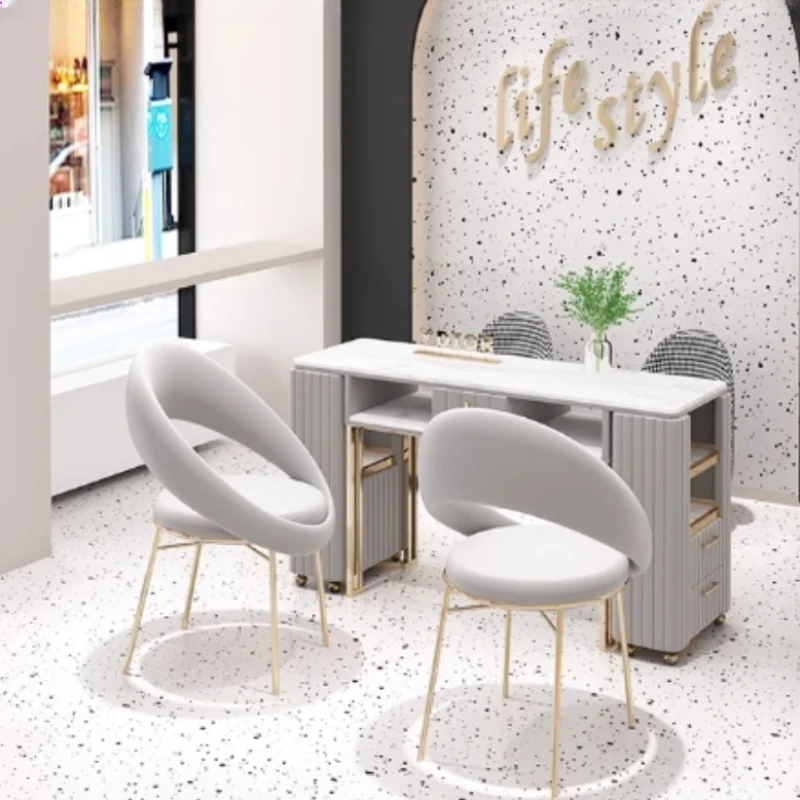 Профессиональный стол для ногтей рабочая станция Kawaii эстетический маникюрный