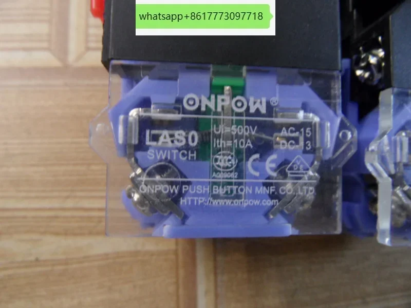 5 шт. ONPOW Китай красная волна LAS1-B 12 мм LAS0-K 40 переключатель грибная кнопка круглая