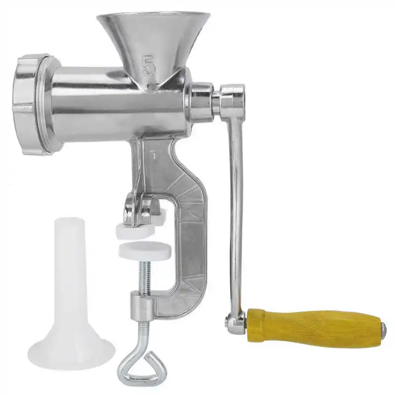 

Aluminum Alloy Manual Sausage Meat Grinder Pepper Spice Grinding Machine Kitchen Tool