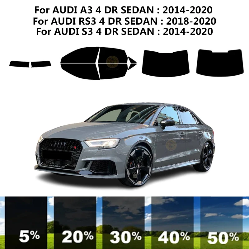 

Нанокерамическая Автомобильная УФ-пленка Precut для окна AUDI RS3 4 DR SEDAN 2018-2020