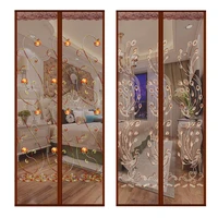 magnetic mesh for the door mosquito net for the door curtain free punching self adhesive home bedroom soft magnetic curtain