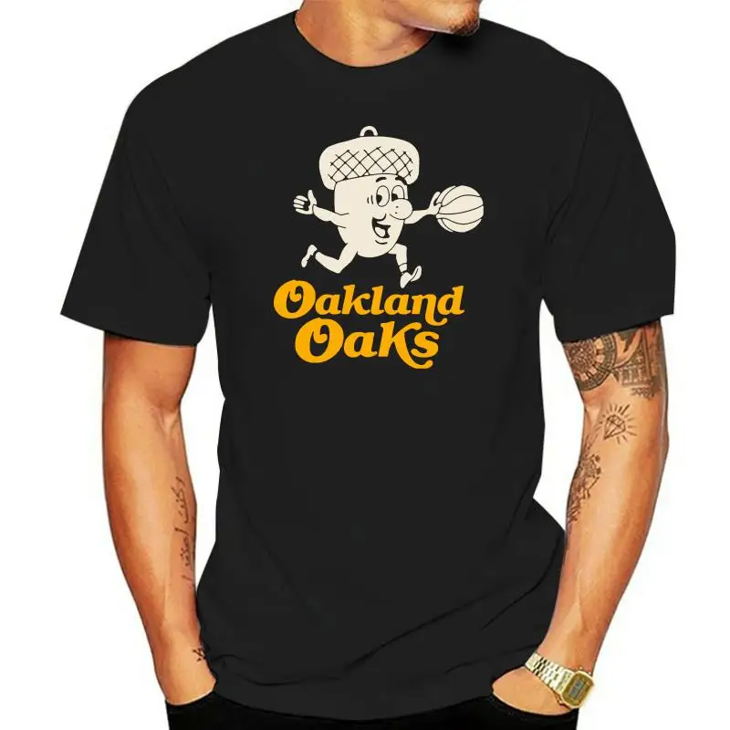 

Oakland Oaks Aba Basketball Logo Jersey Retro 1970'S Seventies Bay Area Outdoor Wear Tee Shirt