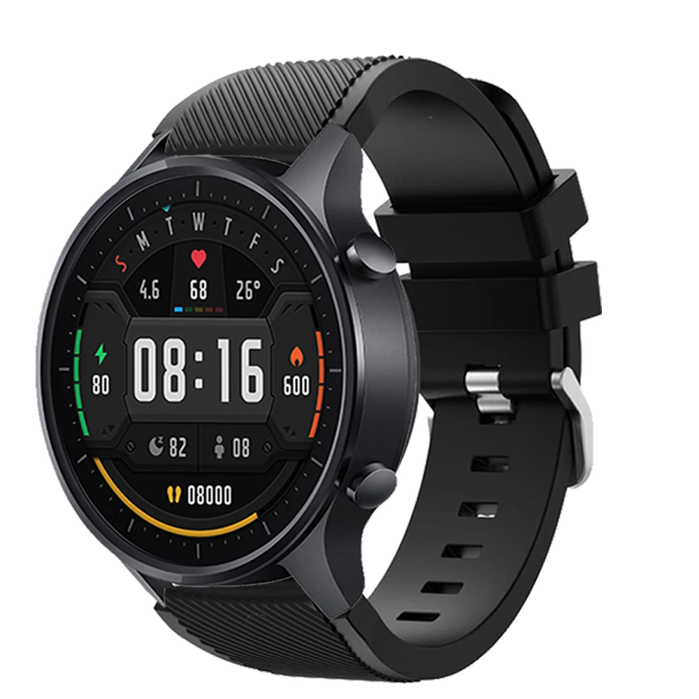Силиконовый ремешок для смарт-часов Xiaomi Mi Watch Color 2 спортивный быстросъемный