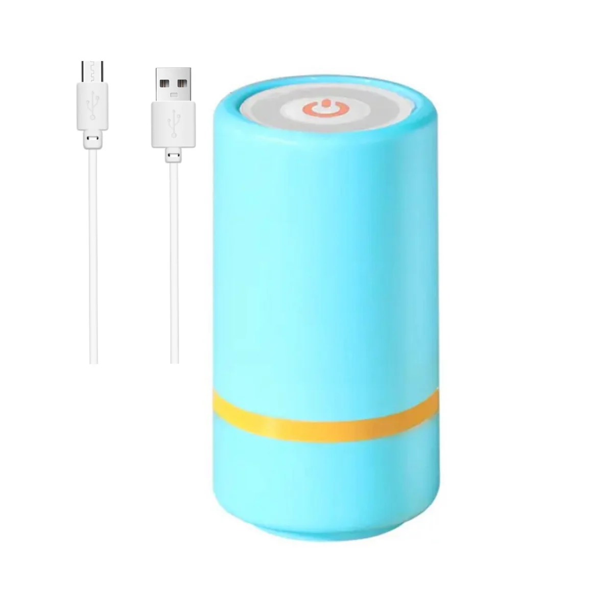 

Portable USB Rechargeable Handheld Mini Bag Sealer Kitchen Smart Small Food Household Vacuum Sealer with 10 Bags Blue