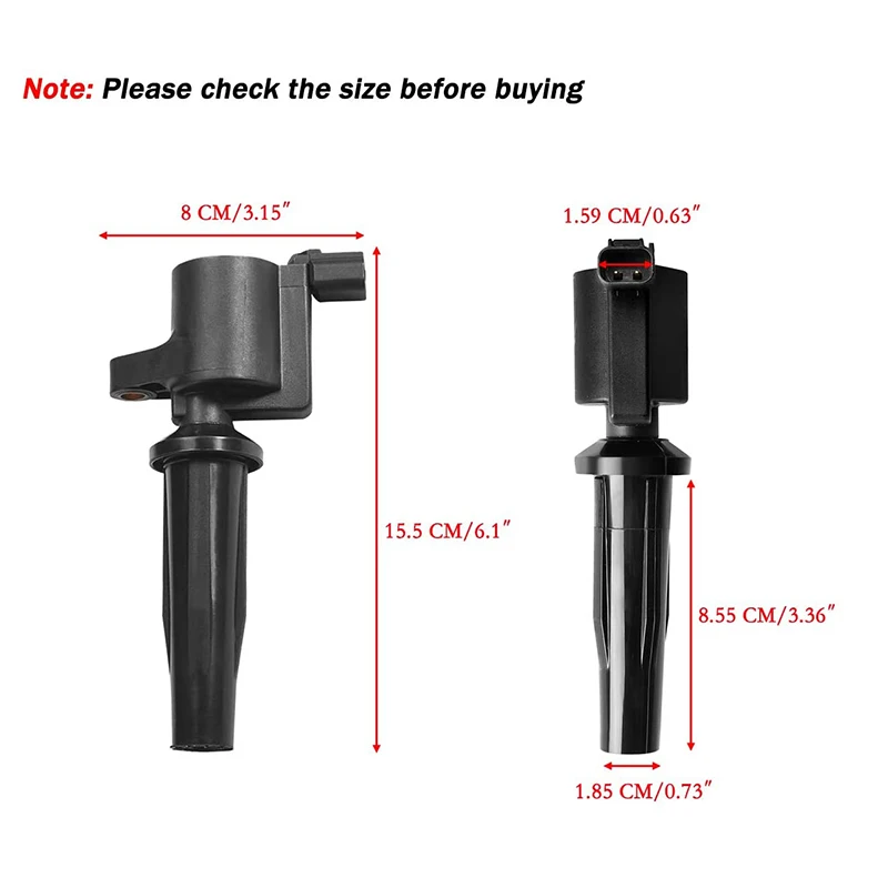 4 шт. автомобильная катушка зажигания для Ford Escape Focus Transit 2 0 л 3 DG541 DG507 FD505 UF621